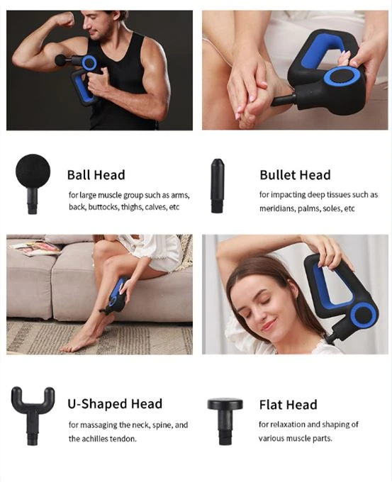 4 Interchangeable Massage Heads
