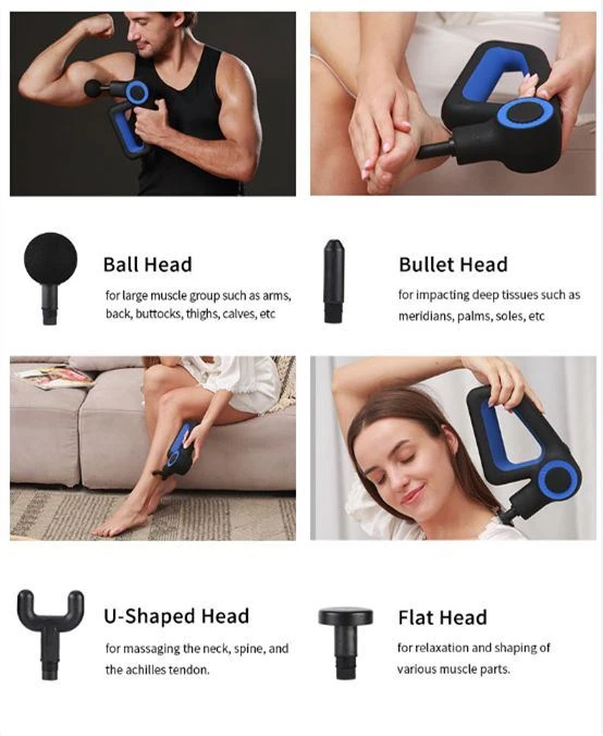 massage gun different heads uses